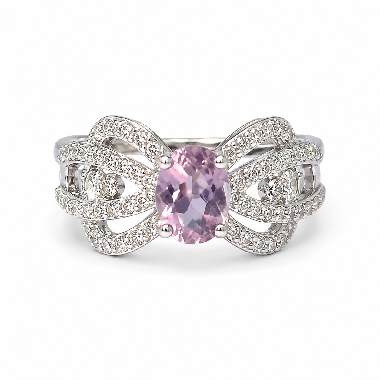 Vintage Amethyst Bow Ring