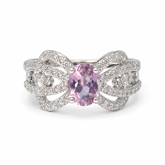 Vintage Amethyst Bow Ring
