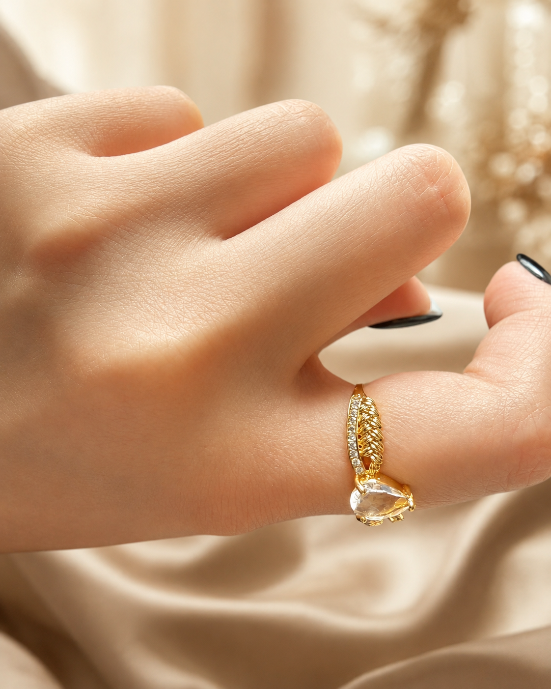 Aurora Drop Ring