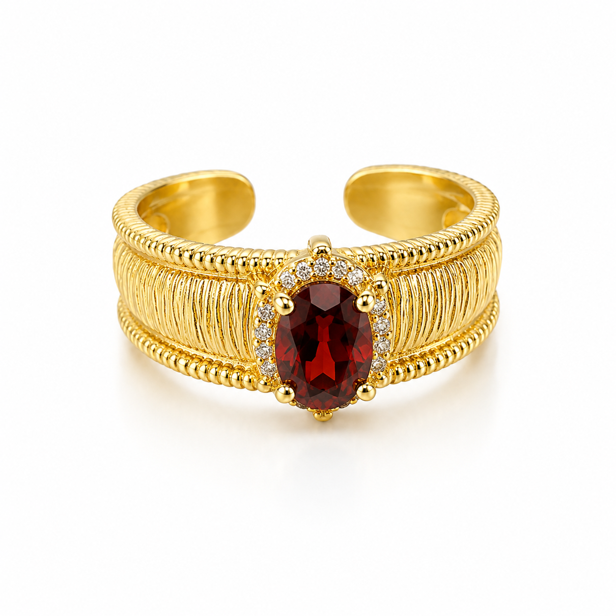 Garnet Royale Ring
